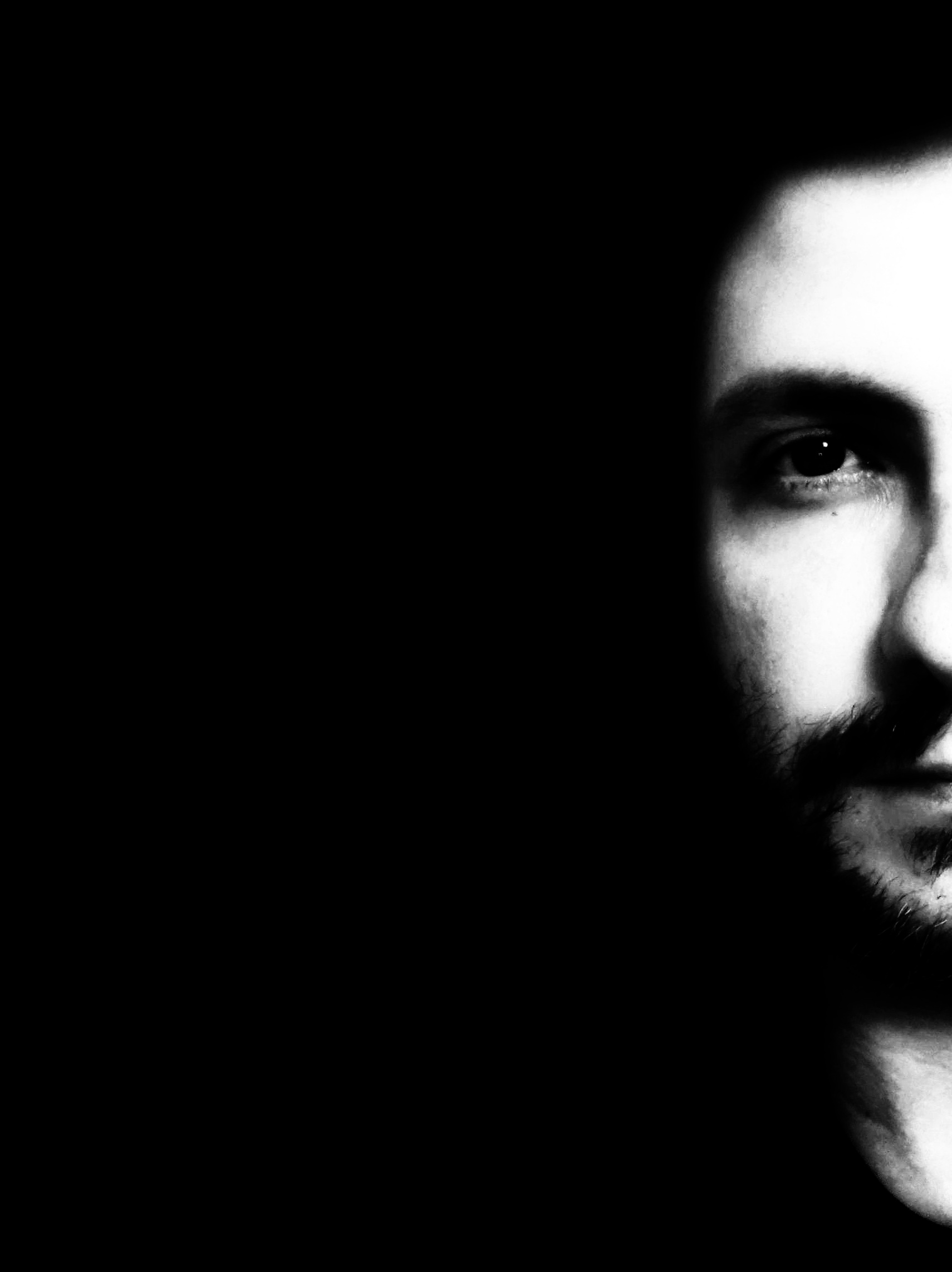 Black-and-white portrait of Nelson E. Bolivar