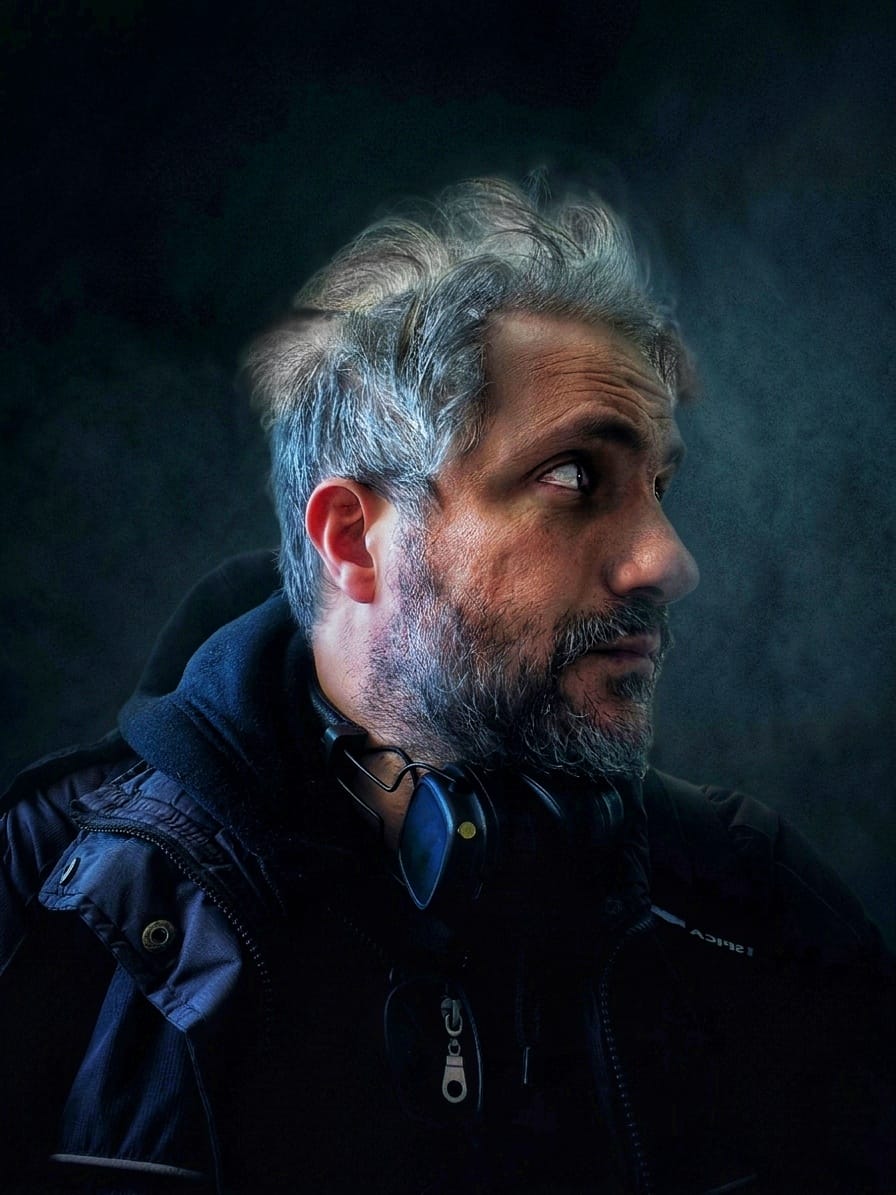 Portrait of Nelson E. Bolivar in profile